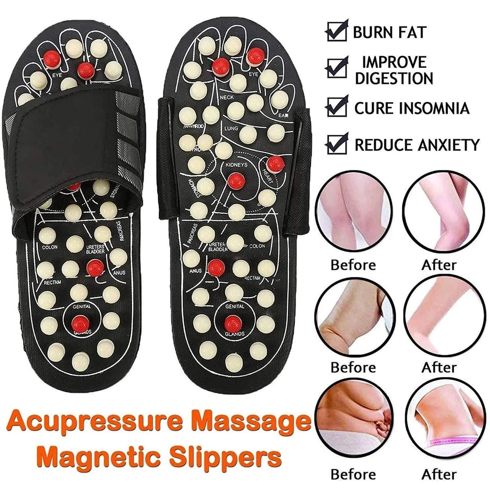 Delphi Space™ Magnetic Acupressure Yoga Therapy Paduka (Slippers)⭐⭐⭐⭐⭐4.8/5 Customer Rating