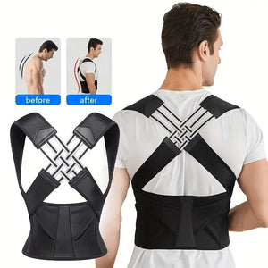 <p>Adjustable Back Posture Corrector/ Slouching Relieve Pain Belt Unisex </p> <p style="font-size: 15px; line-height: 1.5;">   Free Cash on Delivery 3 - 5 Days <br>   4k+ Sold last month <br> ⭐️⭐️⭐️⭐️⭐️4.8/5 (12,600+ REVIEWS)</p