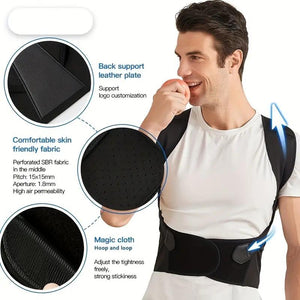 <p>Adjustable Back Posture Corrector/ Slouching Relieve Pain Belt Unisex </p> <p style="font-size: 15px; line-height: 1.5;">   Free Cash on Delivery 3 - 5 Days <br>   4k+ Sold last month <br> ⭐️⭐️⭐️⭐️⭐️4.8/5 (12,600+ REVIEWS)</p