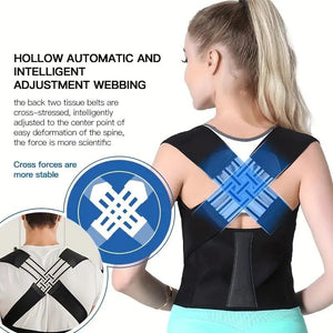 <p>Adjustable Back Posture Corrector/ Slouching Relieve Pain Belt Unisex </p> <p style="font-size: 15px; line-height: 1.5;">   Free Cash on Delivery 3 - 5 Days <br>   4k+ Sold last month <br> ⭐️⭐️⭐️⭐️⭐️4.8/5 (12,600+ REVIEWS)</p