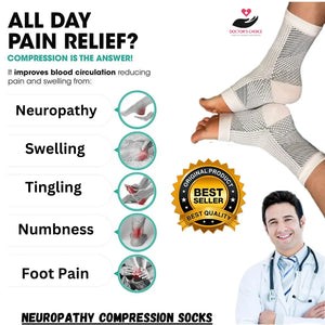 Bamboo™  Compression Socks for Foot Pain,Swelling Relief.⭐️⭐️⭐️⭐️⭐️4.8/5 (7,600+ REVIEWS)