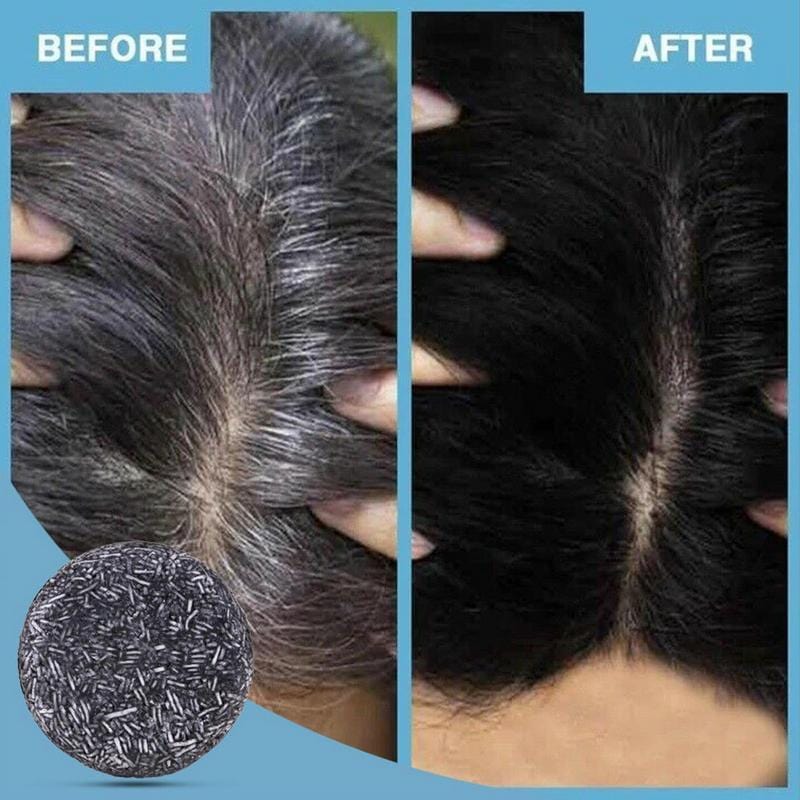 Organic Grey Hair Remover Shampoo Bar 🔥 Buy 1 Get 1 Free 🔥