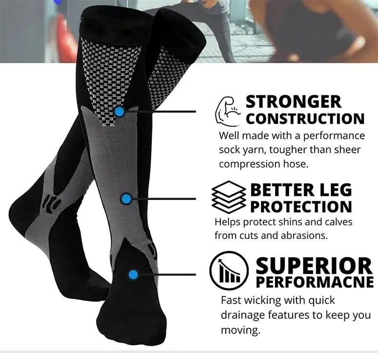 Bamboo™  Compression Socks for Foot Pain,Swelling Relief.⭐️⭐️⭐️⭐️⭐️4.8/5 (7,600+ REVIEWS)