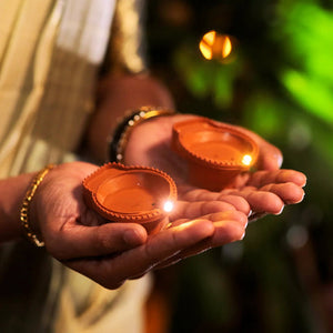 Water Sensor Diyas with, Ambient Lights✨