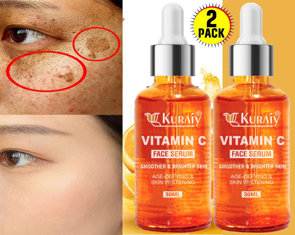 KURAIY  Organic Improved vitamin C Facial serum- For Anti Aging & Smoothening & Brightening Face