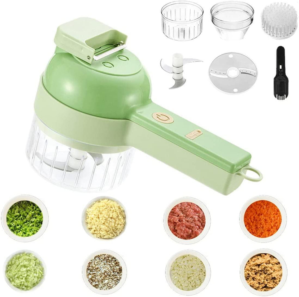 Delphi's Space ™ 4 in 1 Portable Electric Vegetable Cutter Set