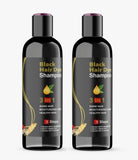 Unisex Instant Black Herbal Hair Dye Shampoo for Grey Hair Coverage Shampoo 3 in 1(100ml) Pack Of 2