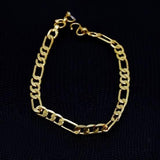 Luxurious Men's Gold Plated Bracelet