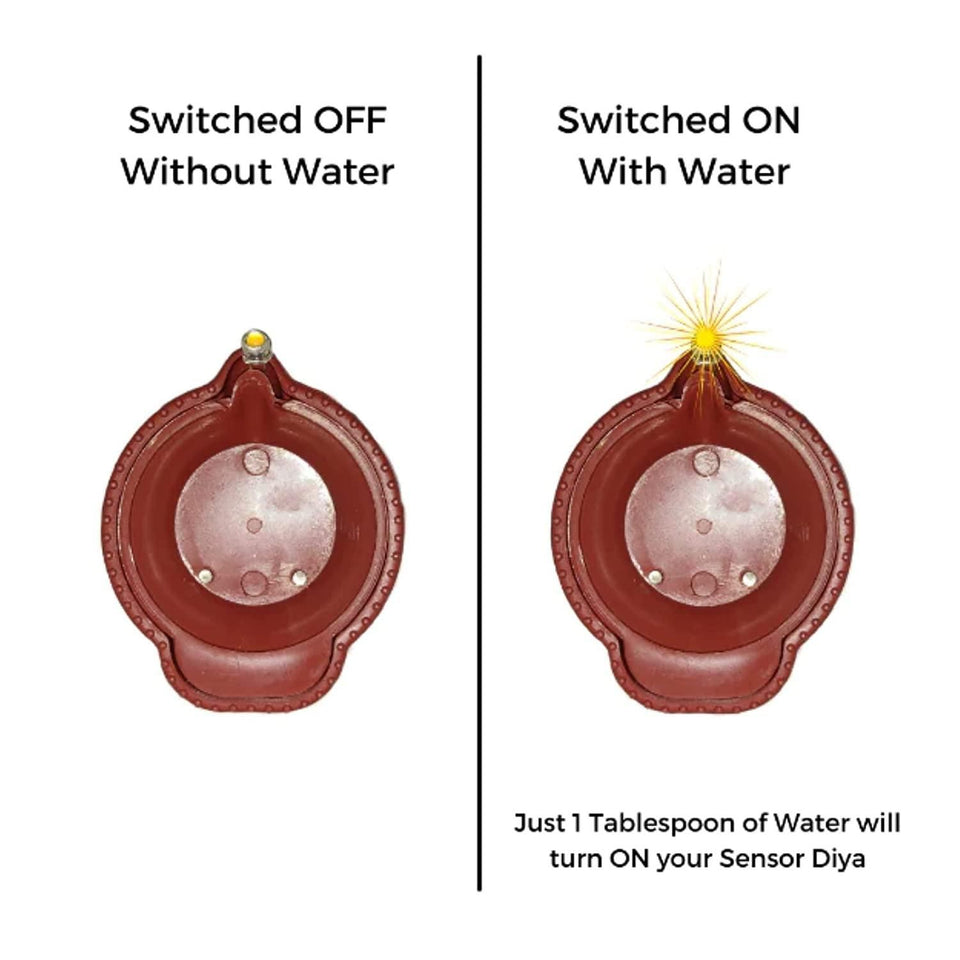 Water Sensor Diyas with, Ambient Lights✨