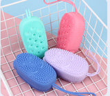 Delphi's Space™ Bath Brush-Silicone Foaming Bath Brush Scrubbing Brushes